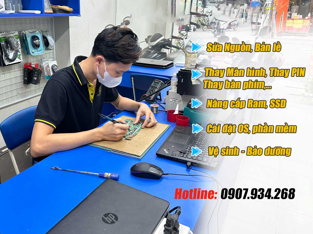 sửa laptop bình tân