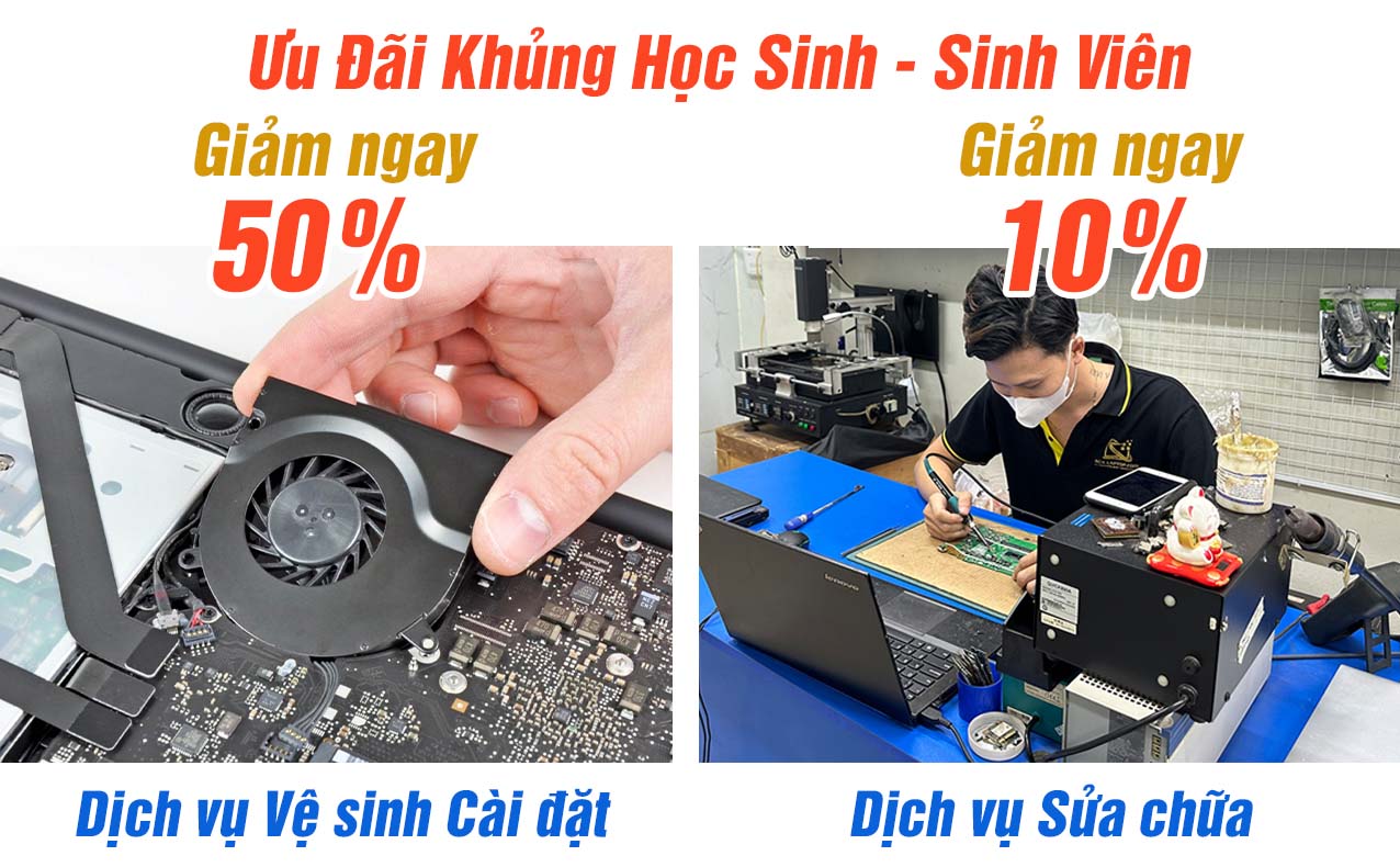 ưu đãi sửa laptop lấy ngay